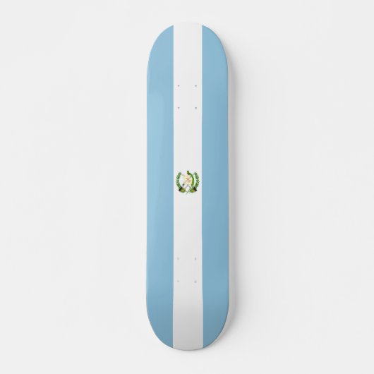 Guatemalteekse vlag persoonlijk skateboard (Voorkant)