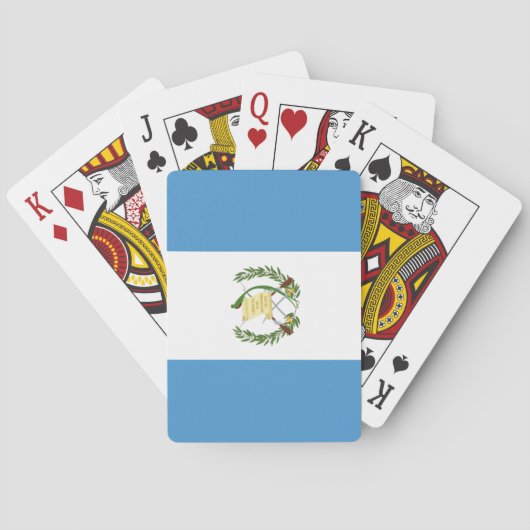 Guatemalteekse vlag pokerkaarten (Achterkant)