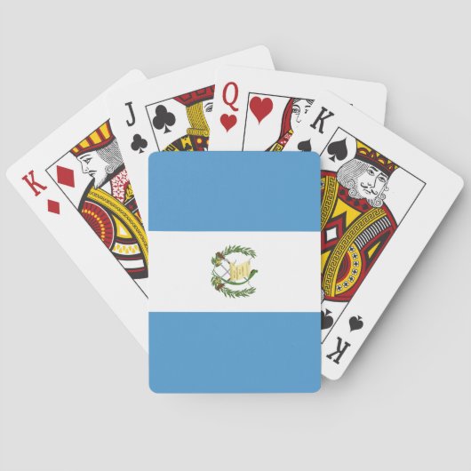 Guatemalteekse vlag pokerkaarten (Achterkant)