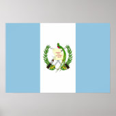Guatemalteekse vlag poster (Voorkant)