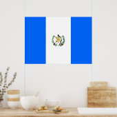 Guatemalteekse vlag poster (Keuken)