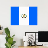 Guatemalteekse vlag poster (Thuiskantoor)