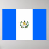 Guatemalteekse vlag poster (Voorkant)