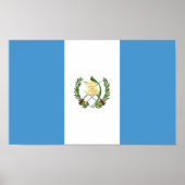 Guatemalteekse vlag poster (Voorkant)