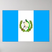 Guatemalteekse vlag poster (Voorkant)