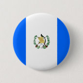 Guatemalteekse vlag ronde button 5,7 cm (Voorkant)