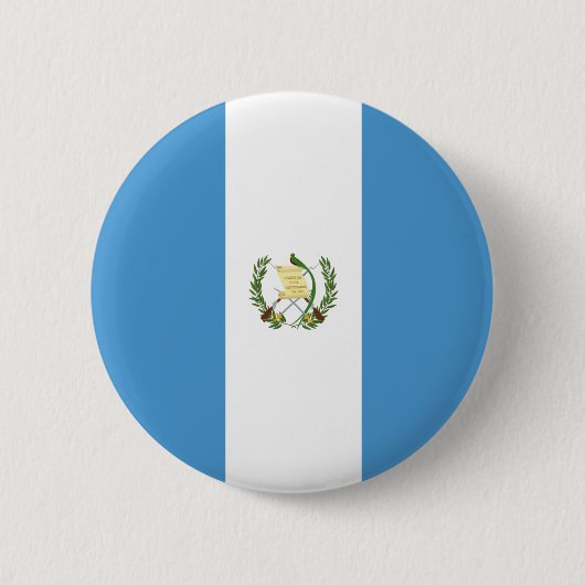 Guatemalteekse vlag ronde button 5,7 cm (Voorkant)