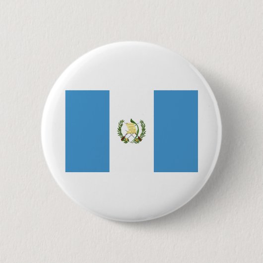 Guatemalteekse vlag ronde button 5,7 cm (Voorkant)
