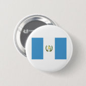 Guatemalteekse vlag ronde button 5,7 cm (Voorkant /achterkant)