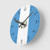 Guatemalteekse vlag ronde klok (Hoek)