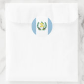 Guatemalteekse vlag ronde sticker (Tas)