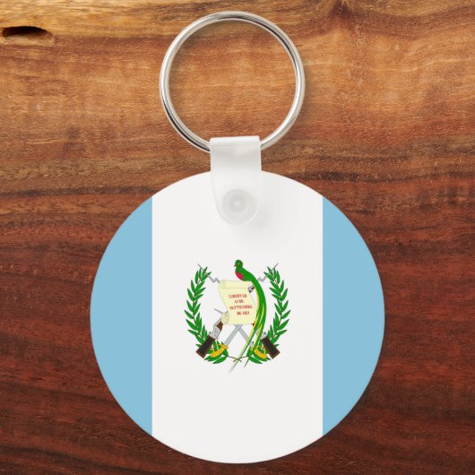 Guatemalteekse vlag sleutelhanger (Voorkant)