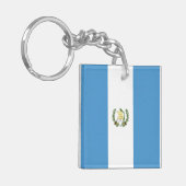 Guatemalteekse vlag sleutelhanger (Voorkant Links)