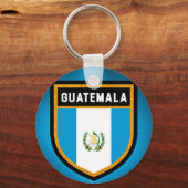 Guatemalteekse vlag sleutelhanger (Voorkant)