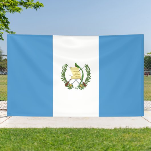 Guatemalteekse vlag spandoek (Buitenkant)