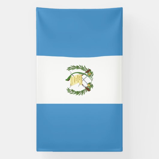 Guatemalteekse vlag spandoek (Verticaal)
