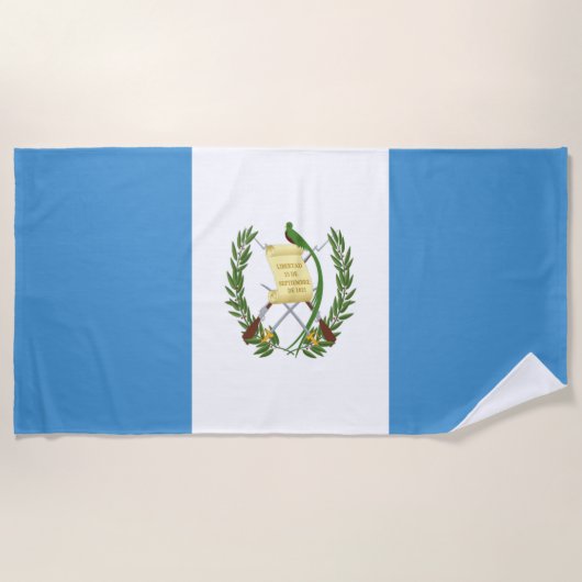 Guatemalteekse vlag strandlaken (Voorkant)