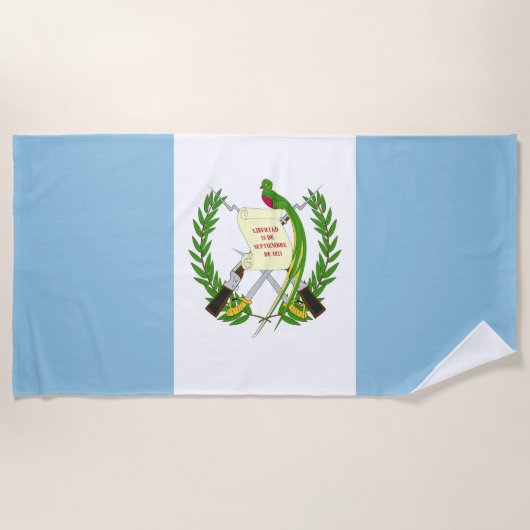 Guatemalteekse vlag strandlaken (Voorkant)