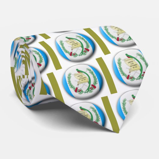 guatemalteekse vlag stropdas (Opgerold)