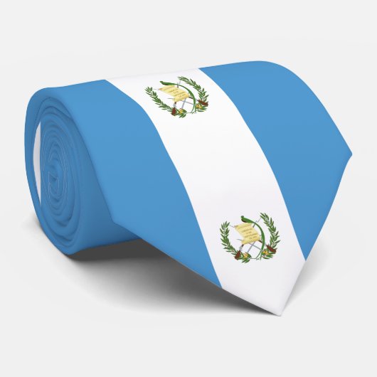 Guatemalteekse vlag stropdas (Opgerold)