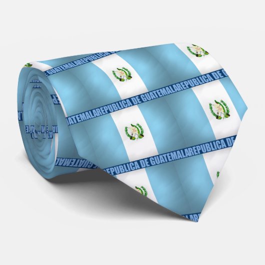 Guatemalteekse vlag stropdas (Opgerold)