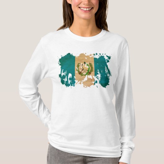 Guatemalteekse vlag t-shirt (Voorkant)