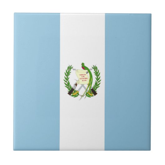 Guatemalteekse vlag tegeltje (Voorkant)