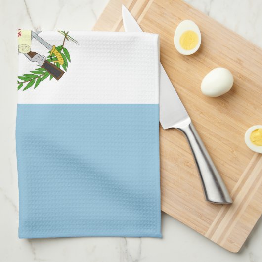 Guatemalteekse vlag theedoek (Quarter Fold)