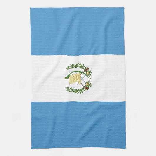 Guatemalteekse vlag theedoek (Verticaal)