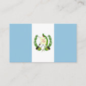 Guatemalteekse vlag visitekaartje (Voorkant)