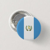 Guatemalteekse vlag, vlag van Guatemala Ronde Button 3,2 Cm (Voorkant /achterkant)