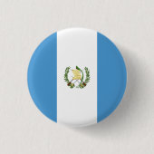 Guatemalteekse vlag, vlag van Guatemala Ronde Button 3,2 Cm (Voorkant)
