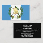 Guatemalteekse vlag & wapen, vlag van Guatemala Visitekaartje (Voorkant / Achterkant)