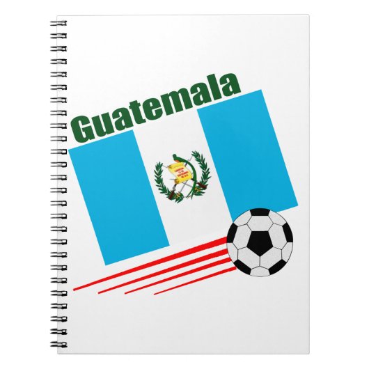 Guatemalteekse voetbalploeg notitieboek (Voorkant)
