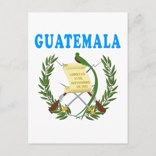 Guatemalteekse wapenschild Design Briefkaart (Voorkant)