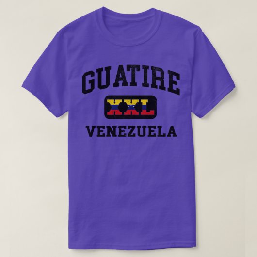 Guatire Venezuela XXL Atletisch ontwerp T-shirt (Design voorkant)