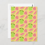 Guava Fruit Briefkaart (Voorkant / Achterkant)