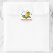Guava Fruit Canning Ronde Sticker (Tas)