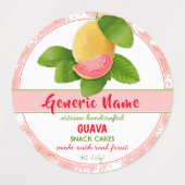 Guava Fruit Labels (Design 1)