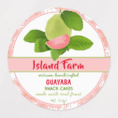 Guava Fruit Package Labels (Design 1)