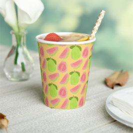 Guava Fruit Papieren Bekers