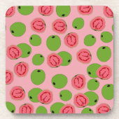 Guava Fruit Pattern Bier Onderzetter (Voorkant)