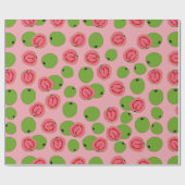 Guava Fruit Pattern Cadeaupapier (Vlak)