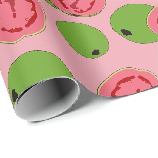Guava Fruit Pattern Cadeaupapier (Rol Hoek)