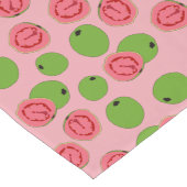 Guava Fruit Pattern Lange Tafelloper (Hoek)