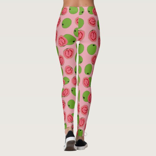 Guava Fruit Pattern Leggings (Achterkant)