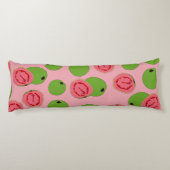 Guava Fruit Pattern Lichaamskussen (Achterkant)