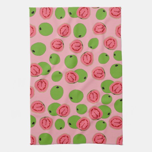 Guava Fruit Pattern Theedoek (Verticaal)