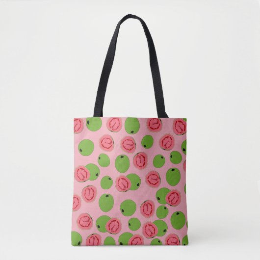 Guava Fruit Pattern Tote Bag (Voorkant)