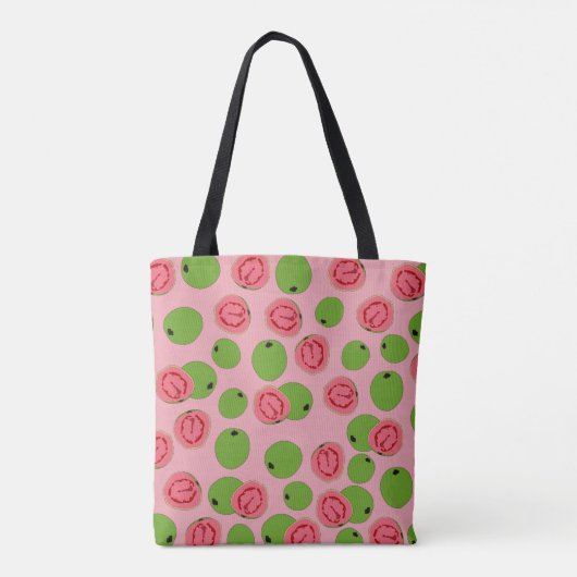 Guava Fruit Pattern Tote Bag (Achterkant)